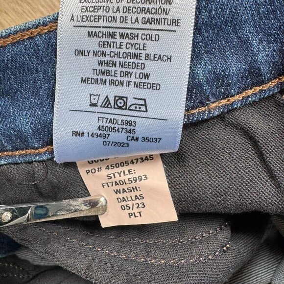 NWT Favorite Daughter Valentina Tower Jeans Super High Rise Cigarette Dallas 24 - Picture 12 of 16